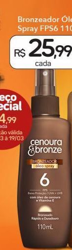 Drogal Bronzeador cenoura&bronze oferta
