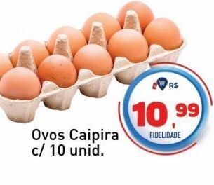 Tonin Superatacado Ovos caipira c/10un oferta