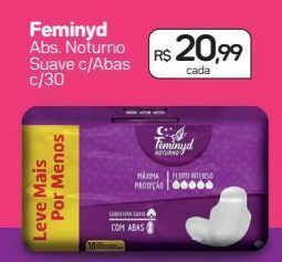Absorvente noturno feminyd 30un