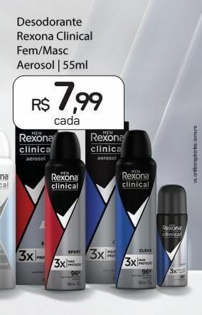 Drogal Desodorante rexona clinical 55ml oferta