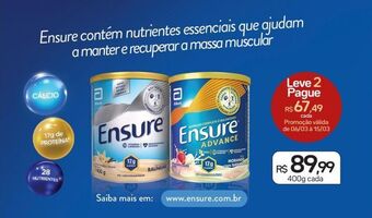Drogal Ensure 400g oferta