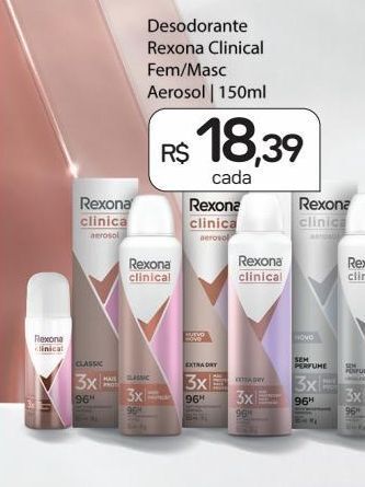 Drogal Desodorante rexona clinical 150ml oferta