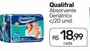 Drogal Absorvente geriátrico qualifral 20un oferta