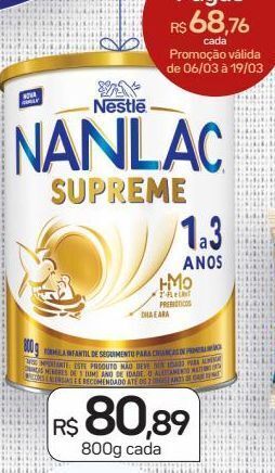 Nanlac supreme 800g