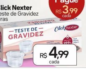 Drogal Teste de gravidez click nexter oferta