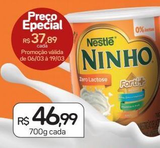 Drogal Ninho nestle 700g oferta