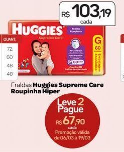 Drogal Fraldas huggies oferta