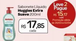 Drogal Sabonete líquido huggies 200ml oferta