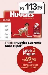 Drogal Fraldas huggies oferta