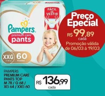 Drogal Fraldas pampers oferta