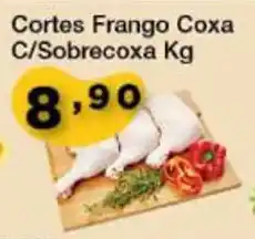 Chama Supermercados Cortes frango Coxa c/ Sobrecoxa 1kg oferta