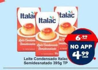 Rede Super Compras Leite condensado italac semidesnatado tp oferta