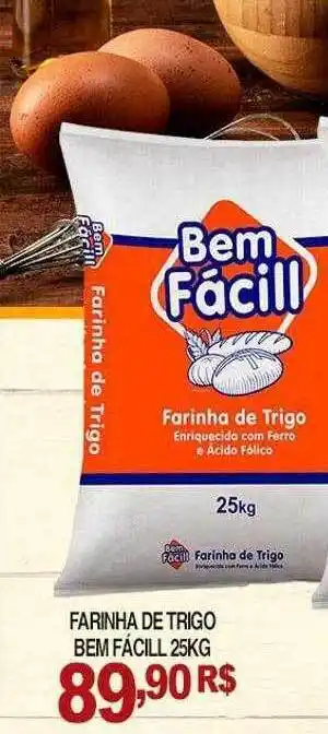 Farinha de trigo bem fácil 25kg
