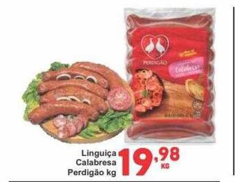 Rede Super Compras Linguiça calabresa perdigão kg oferta