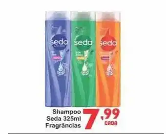 Rede Super Compras Shampoo seda fragrâncias oferta