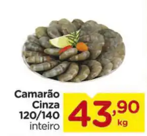 Carrefour Camarao Cinza 120/140 1kg oferta