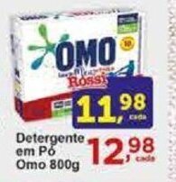 Rossi Supermercado Detergente em pó Omo 800g oferta