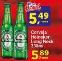 Rossi Supermercado Cerveja Heineken Long Neck 330ml oferta