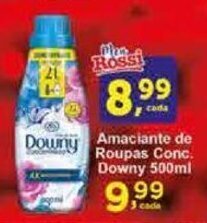 Rossi Supermercado Amaciante de Roupas Conc. Downy 500ml oferta