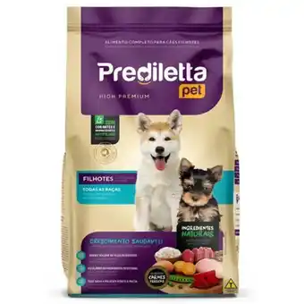 Ração para cães filhotes high premium prediletta pet 2,5kg