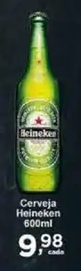 Rossi Supermercado Cerveja Heineken 600ml oferta