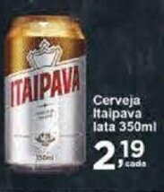 Rossi Supermercado Cerveja Itaipava lata 350ml oferta