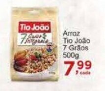 Rossi Supermercado Arroz Tio João 7 Grãos 500g oferta