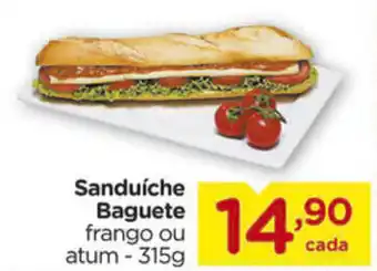 Carrefour Sanduiche Baguete 315g oferta