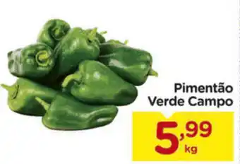 Carrefour Pimentao Verde Campo 1kg oferta