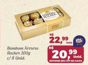 Semar Supermercado Bombom ferrero rocher oferta