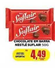 Supermercado Estrela Azul Chocolate em barra nestlé suflair oferta