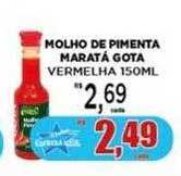 Supermercado Estrela Azul Molho de pimenta maratá gota vermelha oferta