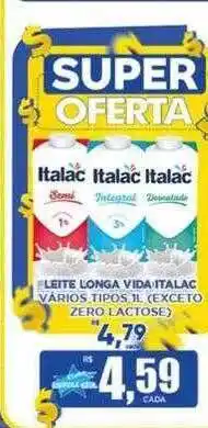 Supermercado Estrela Azul Leite longa vida italac varios tipos oferta