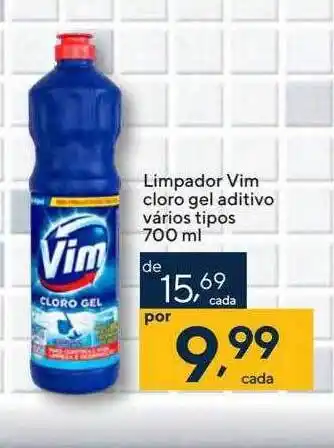 Coop Limpador vim cloro gel aditivo vários tipos oferta