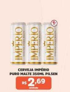 Supermercados Correia Cerveja império puro malte pilsen oferta