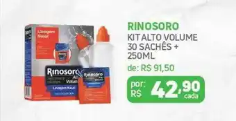 Coocerqui Rinosoro kit alto volume 30 sachê oferta