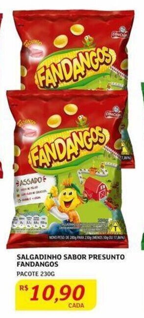 Assaí Atacadista Salgadinho Sabor Presunto Fandangos 230g oferta