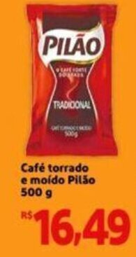Extra Supermercado Café Torrado e moído Pilão 500g oferta