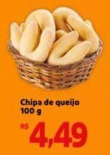 Extra Supermercado Chipa de Queijo 100g oferta