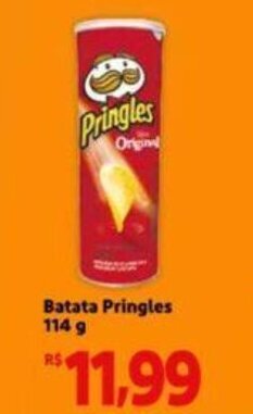 Extra Supermercado Batata Pringles 114g oferta