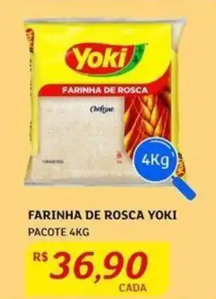 Assaí Atacadista Farinha de Rosca Yoki 4kg oferta