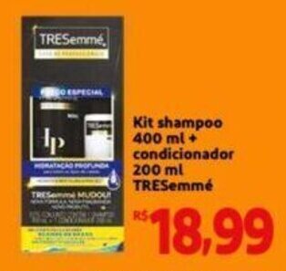 Kit Shampoo 400ml + Condicionador 200ml Tresemmé