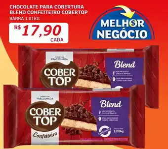 Chocolate para Cobertura Blend Confeiteiro Cobertop 1.01kg