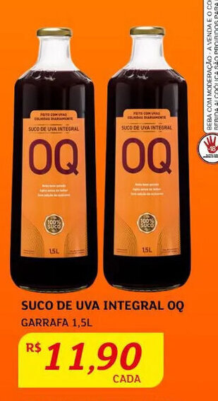 Assaí Atacadista Suco de Uva Integral OQ 1.5L oferta