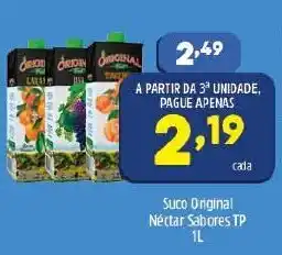 Arena Atacado Suco Original Nectar Sabores 1L oferta