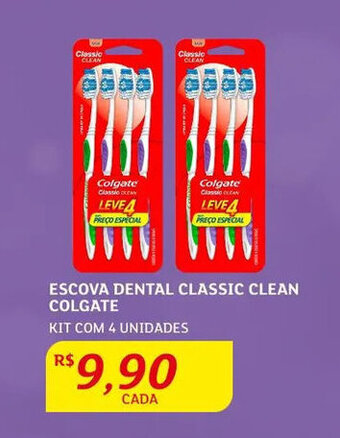 Assaí Atacadista Escova Dental Classic Clean Colgate oferta