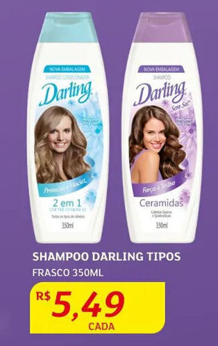 Shampoo Darling Tipos 350ml