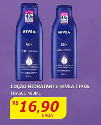 Assaí Atacadista Loção Hidratante Nivea Tipos 400ml oferta