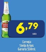 Arena Atacado Cerveja Stella Artois Garrafa 550ml oferta