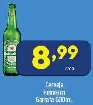 Arena Atacado Cerveja Heineken Garrafa 600ml oferta